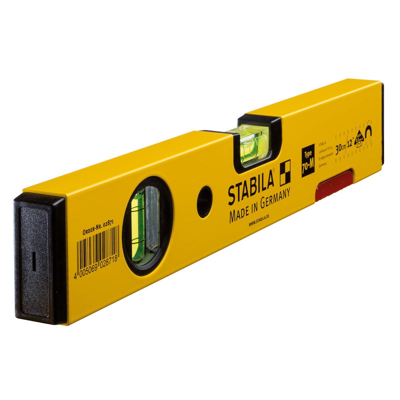 STABILA Spirit Level Type 70 M 30 cm with Rare Earth Magnetic System - Image 1